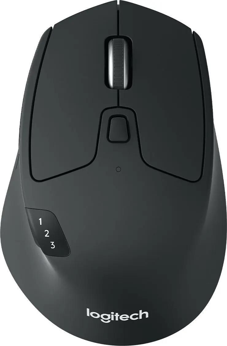 Мышь Logitech M720 Triathlon, оптическая, беспроводная, USB, черный [910-004792]